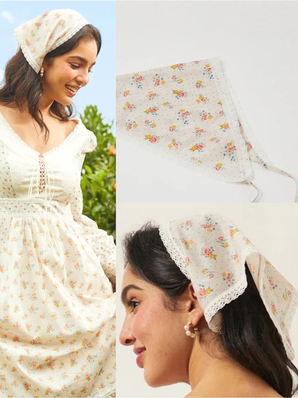 GUNNE SAX for ModCloth Hayley Handkerchief Headpiece Mia Bouquet / NEW NWT